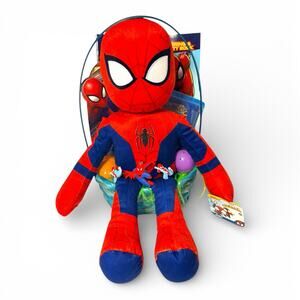 Spider-Man Easter Basket Stuffers for Boys with Plush Toy & Activity Set